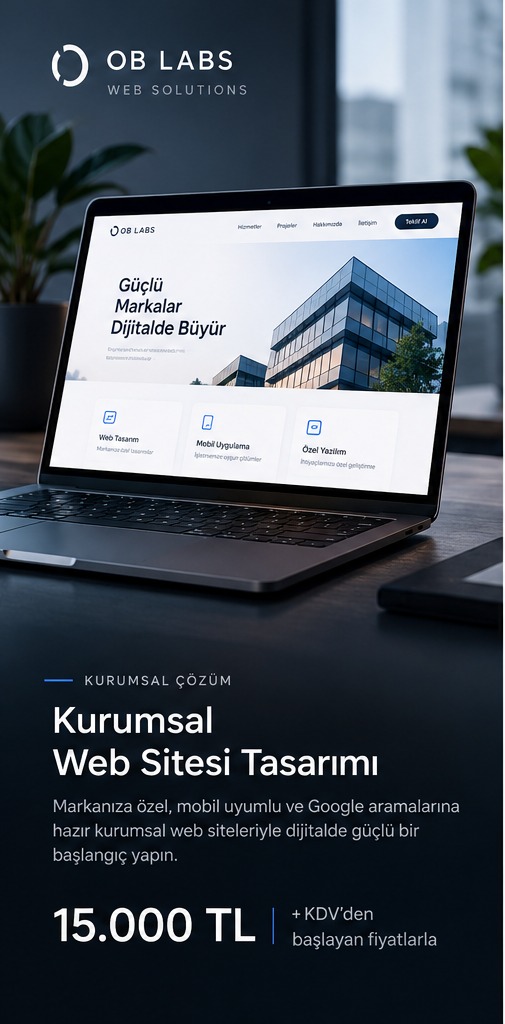 Kurumsal web sitesi hizmet görseli